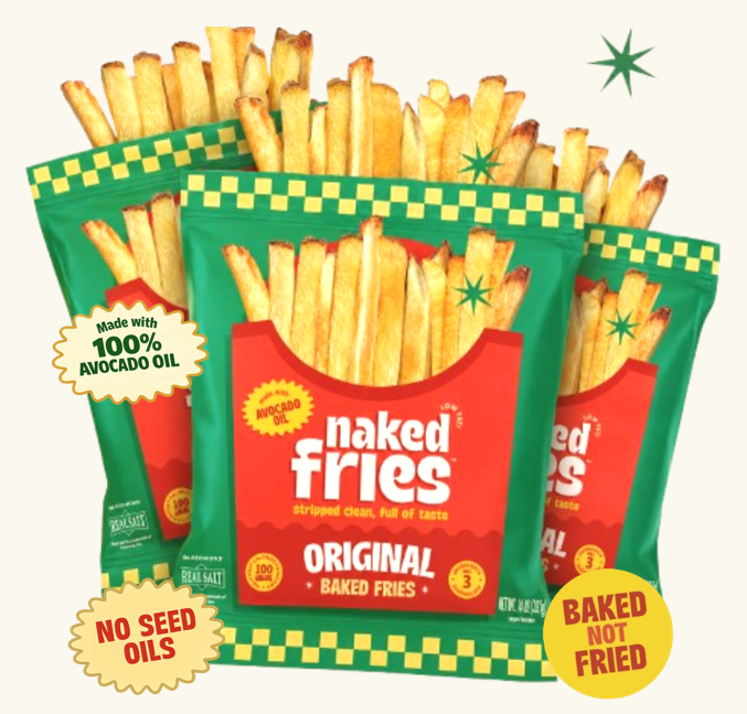 Naked Fries - 4Pack Bundle (Ships Frozen Continental US)